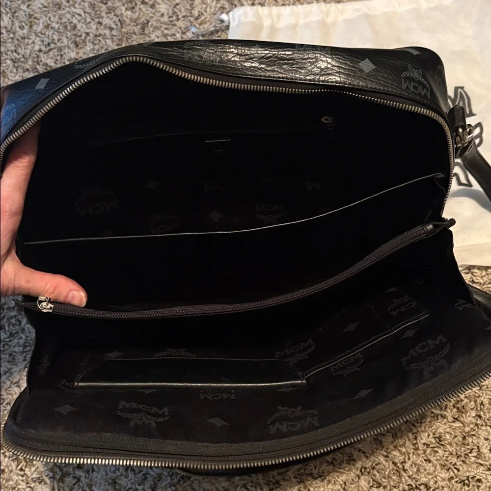 💎RARE💎Authentic MCM ‘Visetos’ Laptop Bag/Briefcase